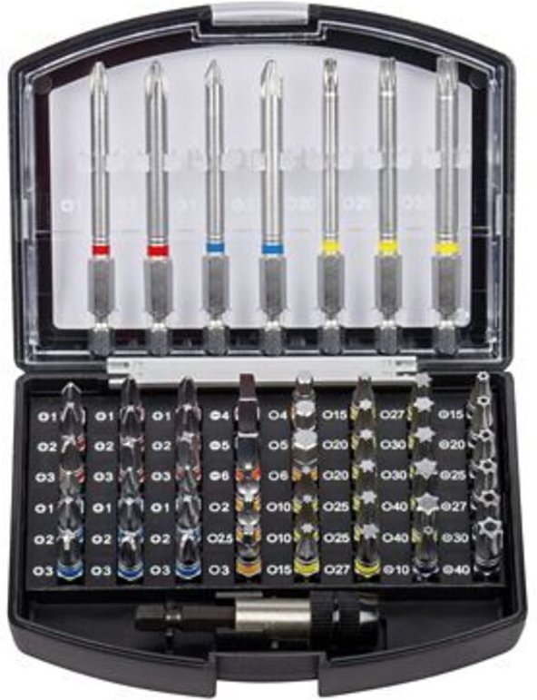 Projahn 1/4 Bit Box mit markierten Bits 56-tlg.