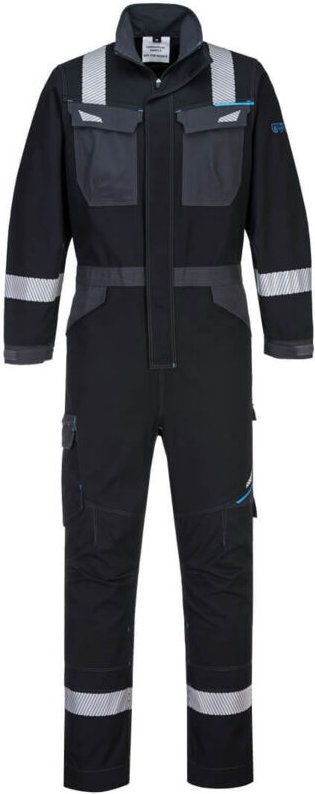 Feuerfeste WX3-Overall Schwarz 3XL - FR(56) - UK(47)