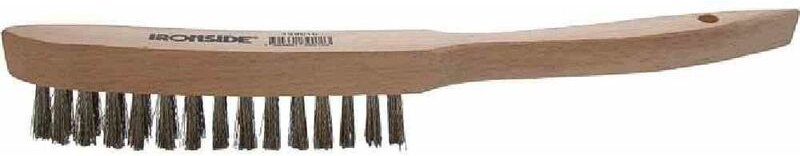 Drahtbürste V2A 4-reihig rostfrei, 0,30 mm Draht