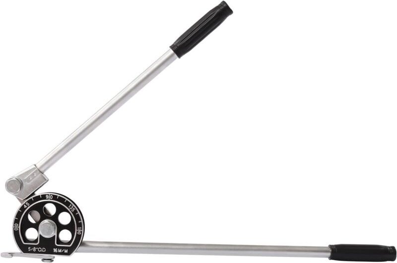 Manuelle Rohrbiegemaschine, 12-20MM Rohrbieger, Rohrbiegewerkzeug 0-180 Grad mit Rutschhemmender Griff, Geeignet für Roh...