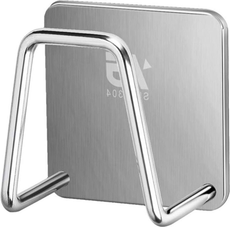 Schwammhalter aus Edelstahl für die Spüle in Küche und Bad, kein Bohren erforderlich