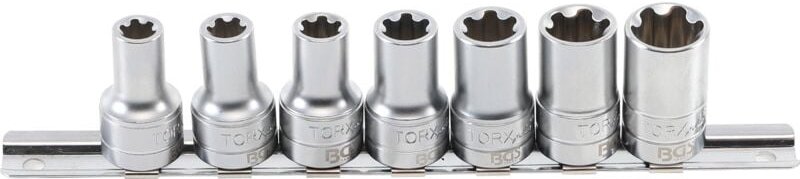 Thumbnail - Bgs Technic - Steckschlüssel-Einsatz-Satz T-Profil Plus (für Torx Plus) Antrieb Innenvierkant 10 mm (3/8') sw 10EP - 20E...