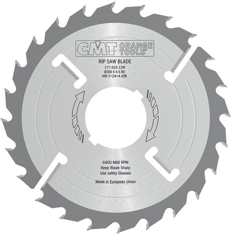 277.024.14V Mehrfachklingen mit dicken und hohen Schabern, HW 350 x 4,2/2,8 x 70 + Ch Z24 + 6 ATB