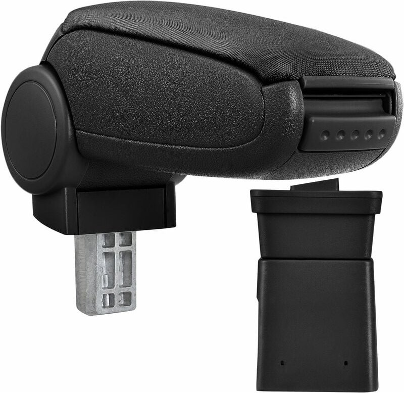 Pro.tec - Mittelarmlehne Dacia Logan mit Staufach Textil Schwarz