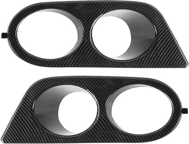 2-teilige Nebelscheinwerferabdeckung für die Frontstoßstange, Doppellöcher, Autozubehör, passend für E46 M3 (passend für...