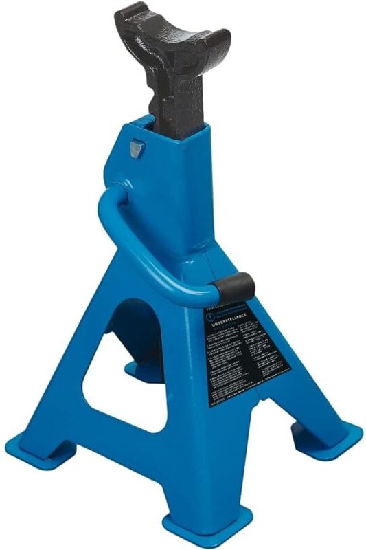 SW-Stahl 20470L Unterstellbock, 6 t, 1 StückI Kfz Bock I Unterstellbock höhenverstellbar Auto I Reifen Stützbock I Stütz...