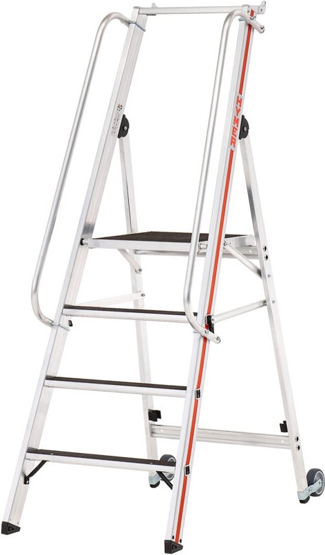 Matisère - Stehleiter 4 Stufen - Maximale Arbeitshöhe 2.95m - 868104