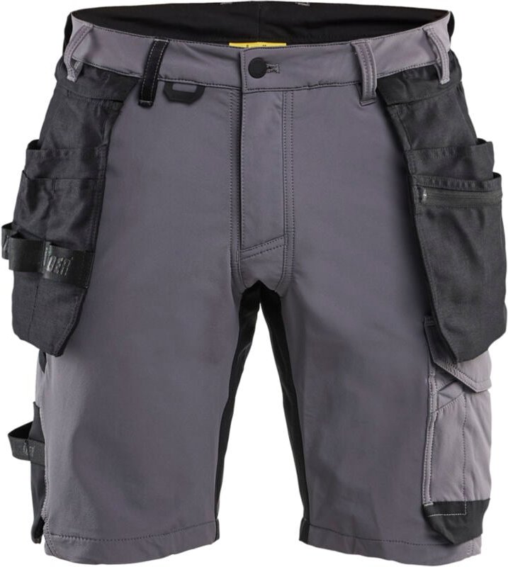 Stretch-Arbeitshose 4D 1702 - Mittelgrau/Schwarz XS - FR(38) - SE(C44) - Standards