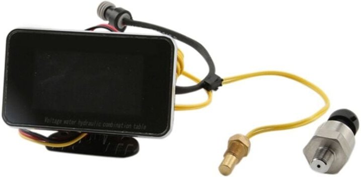 In1 LCD Auto Digital Manometer Voltmeter/Öl Druck/Wasser Temp 12-24V Universal