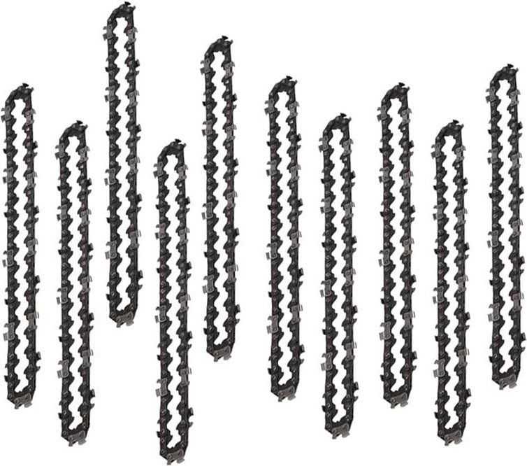 10-teiliges 6-Zoll-Ketten- und Führungsschienenset für Mini-Säge, spezielles Hardware-Tool