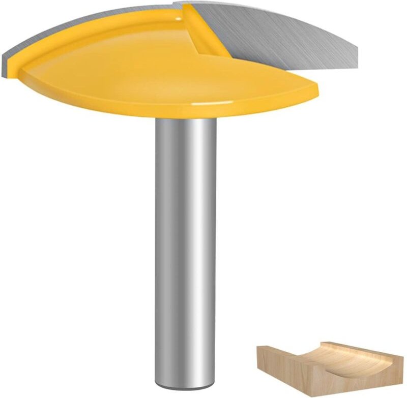 Horizontaler Fräser, kleiner Fräser mit 8 mm Schaft, Schaftfräser, für Holzbearbeitung, Heimwerken