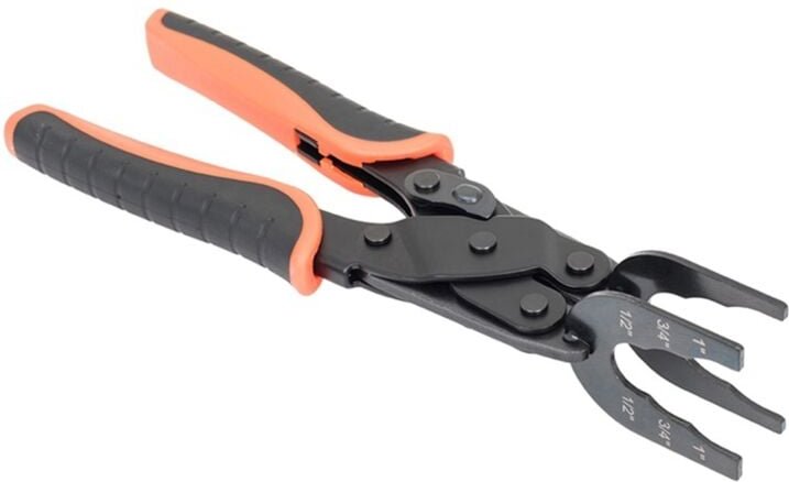 Push-Fit-Trennzange zum einfachen Entfernen von Push-To-Connect-Armaturen (1/2 Zoll, 3/4 Zoll, 1 Zoll), Entfernung in me...