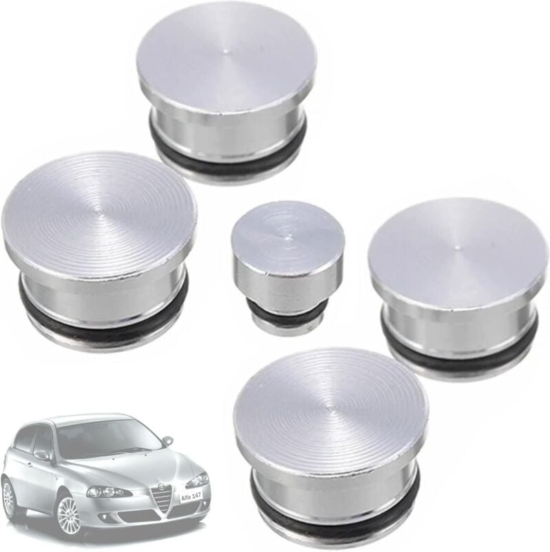 Lufteinlassventilkappe (18 mm) kompatibel mit Opel Astra H, Vectra C, Zafira B, Alfa 147, 156, Croma – 1.9 JTD CDTI TID-...