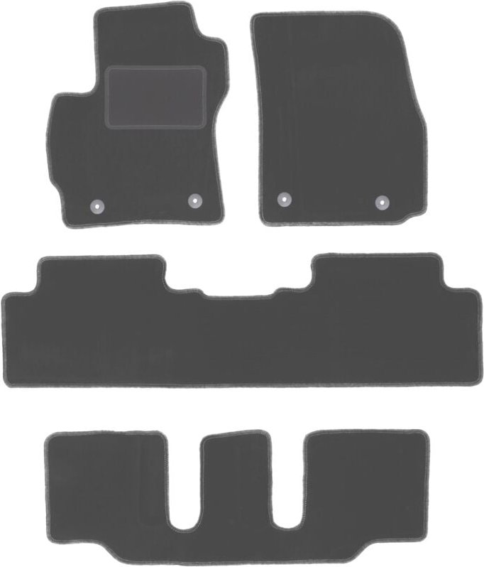 Graphit-Fußmatten für: Mazda Premacy II 7-Sitzer (2005-2010)
