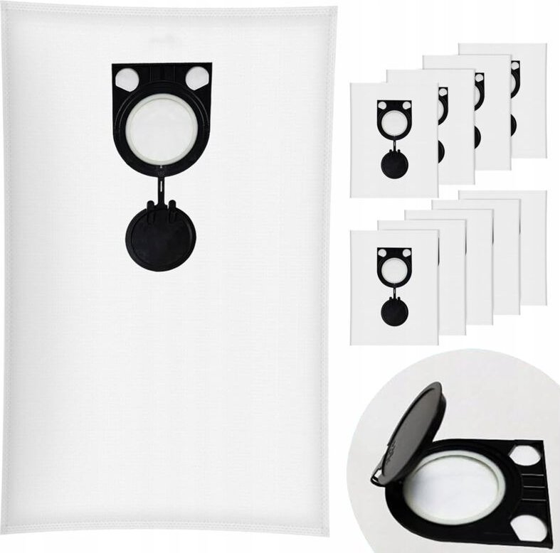 10x Staubsaugerbeutel Bosch Gas 25 Gas 50 Starmix ISC Metabo Hitachi AEG