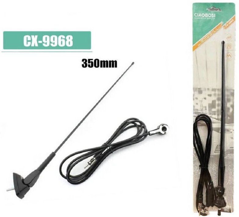Trade Shop Traesio - Trade Shop - ukw-radiokabelantenne universal autodachdekoration 350MM CX-9968 -