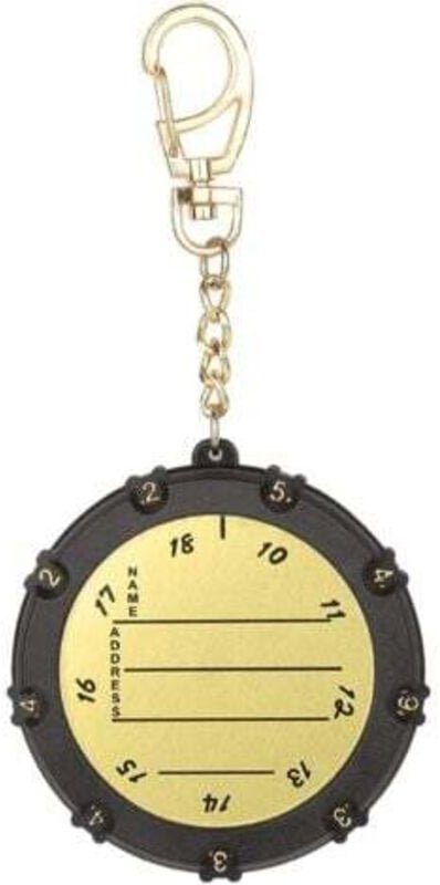 Jalleria - Tragbarer Golf-Punktezähler, Golf-Schlagzähler, Putts, 18-Loch-Golf-Punktezähler mit Zahlenrädern, Punktezähl...