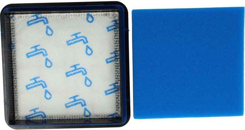 vhbw Filter-Set kompatibel mit Philips PowerPro Compact FC9573/01 Staubsauger - 1x Filter (Kombi-Schaumstoff+Motor-Filte...