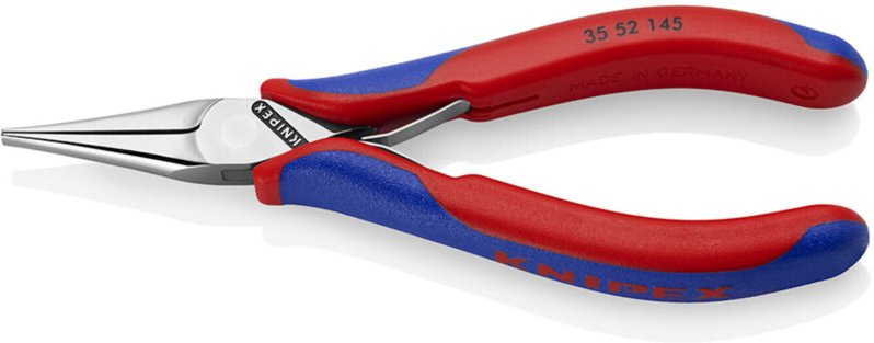 35 52 145 Elektronik- u. Feinmechanik Flachzange Gerade Werkzeugstahl 145 mm - Knipex
