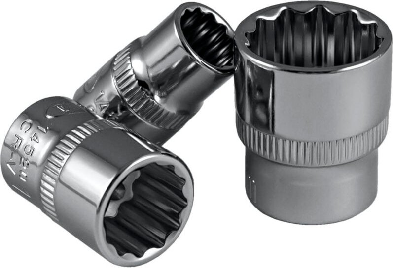 Thumbnail - JBM14517 12-kant 3/8", 11 mm kurze Stecknuss - verchromt