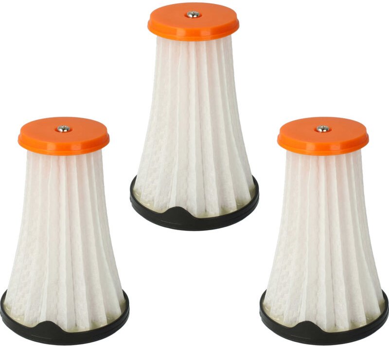 3x Lamellenfilter Innenfilter kompatibel mit Electrolux 900940862, 900940831, 900940832, 900940834, 900940861 Nass-/ Tro...