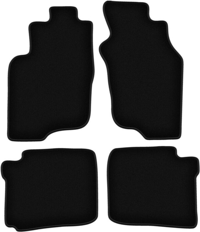 BASIC schwarze Veloursmatten für: Mitsubishi Space Star Minivan (1999-2005)