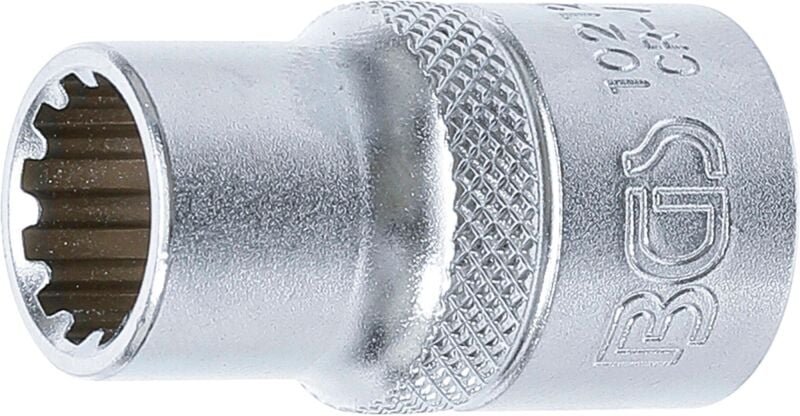 Bgs Technic - Steckschlüssel-Einsatz Gear Lock Antrieb Innenvierkant 12,5 mm (1/2') sw 12 mm