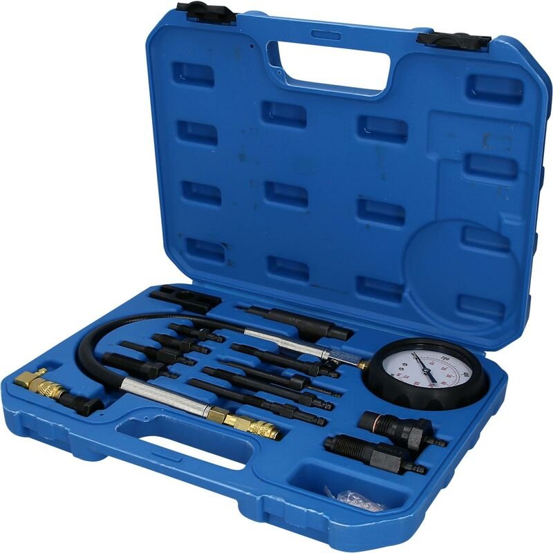 Brilliant Tools - Kompressionstester-Satz für Diesel Motoren 15tlg. - BT581050