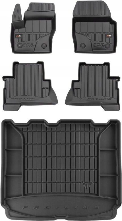 Thumbnail - 3D SET Gummimatten und Fußmatten FORD ESCAPE 3 2013-2019 sw
