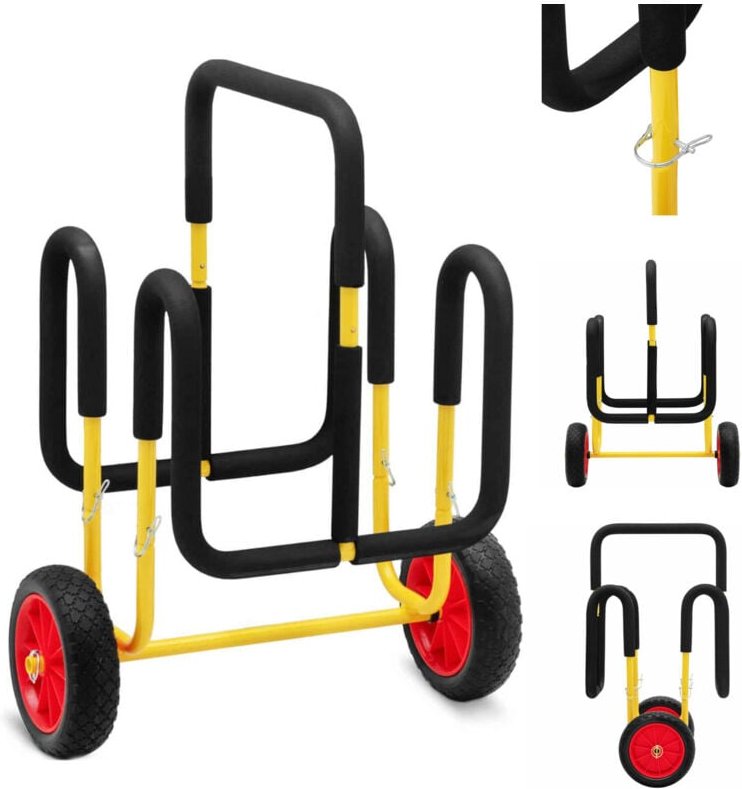 MSW - SUP-Transportwagen für 2 Boards SUP-Trolley Stand-Up-Paddle-Wagen 75 kg