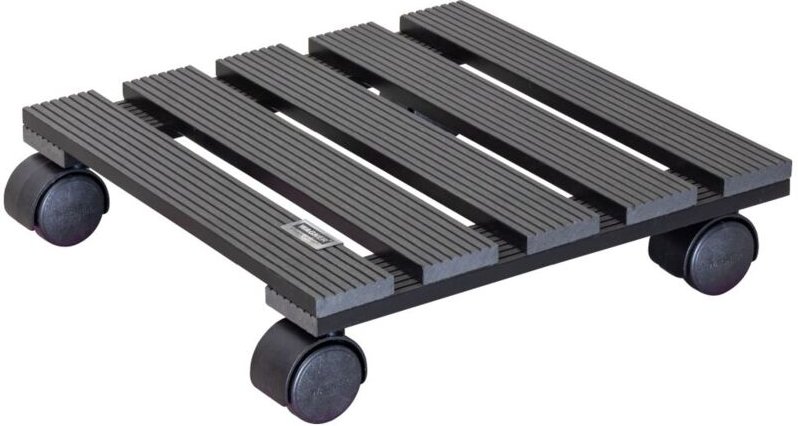 Multi Roller wpc eckig anthrazit 60 kg Doppel-Rolle