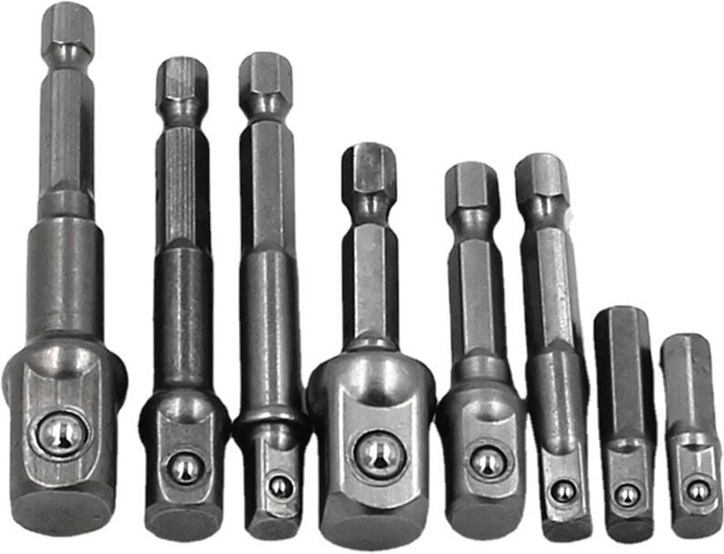 Mc 8-teiliger Schraubendreher-Verlängerungsstab aus Chrom-Vanadium-Stahl, Sechskantschaft-Bohrer-Set, langlebiger Stecks...