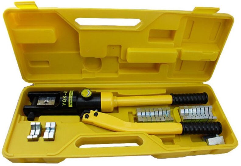 SWANEW Hydraulische Zange Kabelcrimpzange Presszange 16-300mm² Kabelschuhe Crimpzange