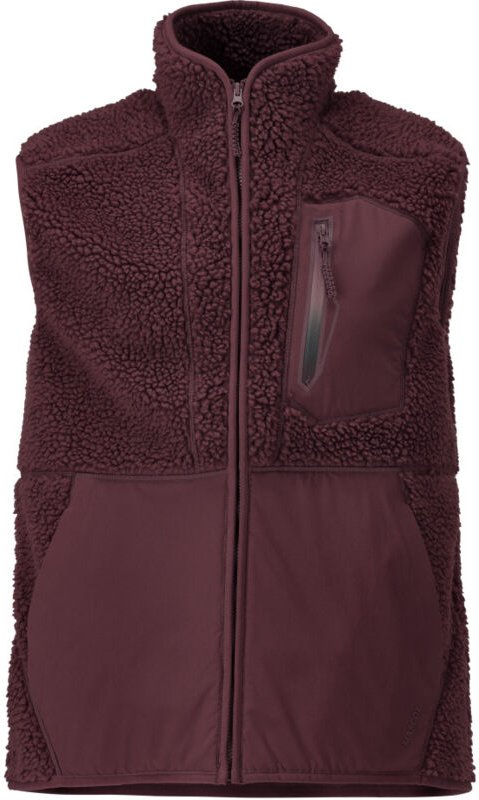 Faserpelz Thermo-Weste mit Reißverschluss Gr. xs, bordeaux - Mascot