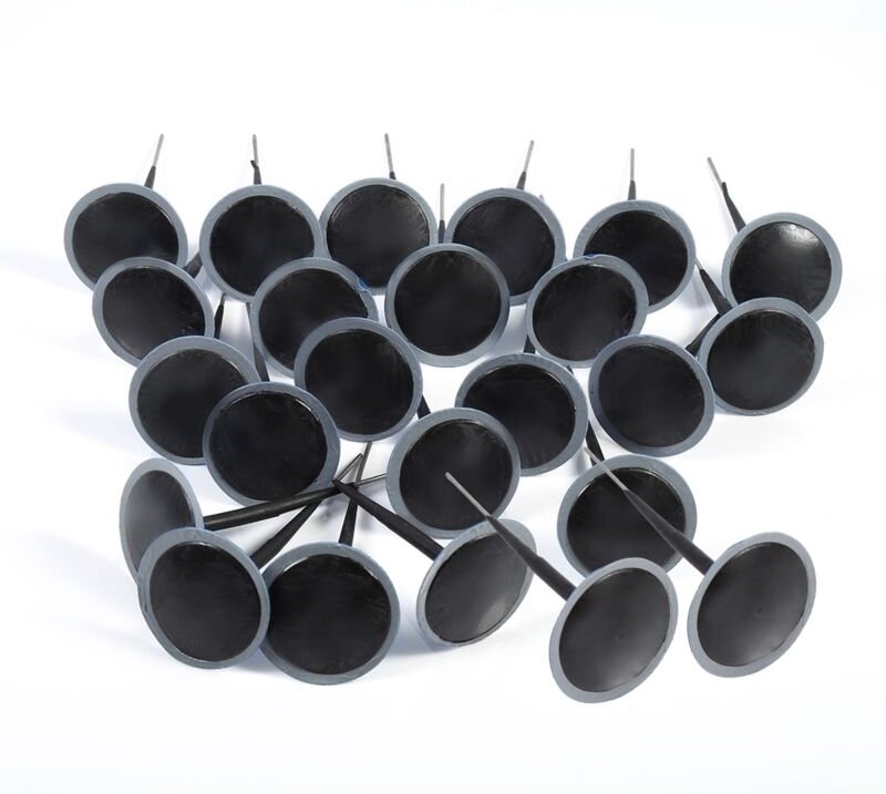 Eosnow - 24 Stück Auto-Tubeless-Reifen-Pannenreparatur, kabelgebunden, 4,5 mm, Pilzstopfen-Patch