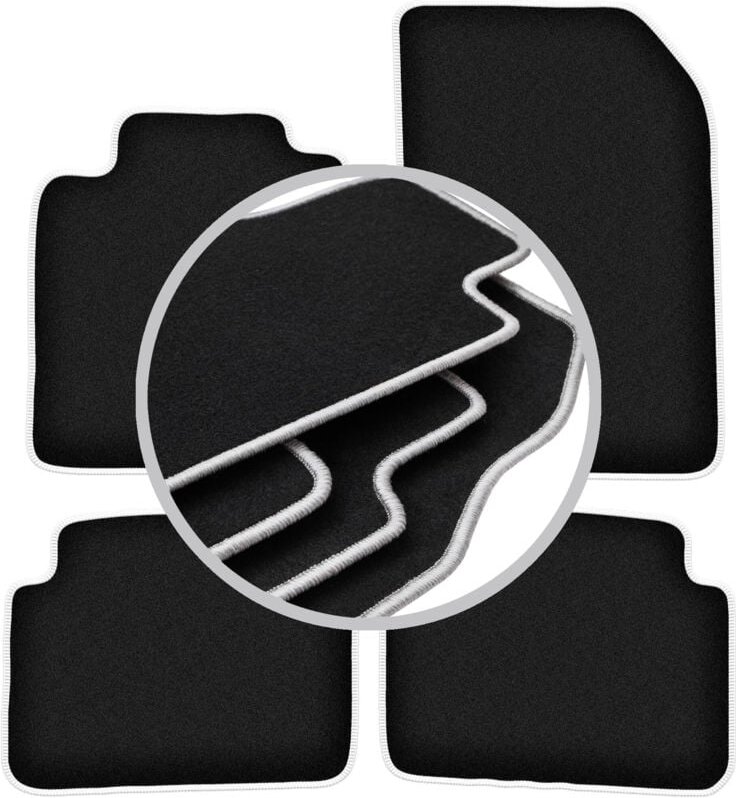 CARLUX-SILVER Autofußmatten für: Renault Vel Satis Liftback, Fließheck (2001-2010)