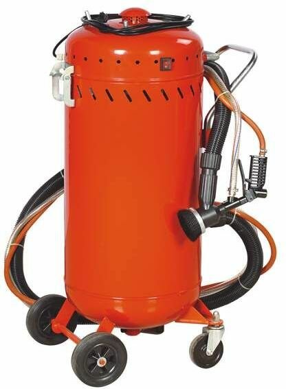 Varan Motors - NESB-07 MOBILER SANDSTRAHLER SANDSTRAHLGERÄT STRAHLGERÄT 106 LITER MIT RÜCKGEWINNUNG