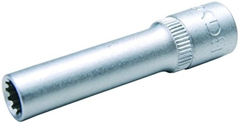 Bgs Technic - Steckschlüssel-Einsatz Gear Lock, tief Antrieb Innenvierkant 6,3 mm (1/4') sw 4 mm