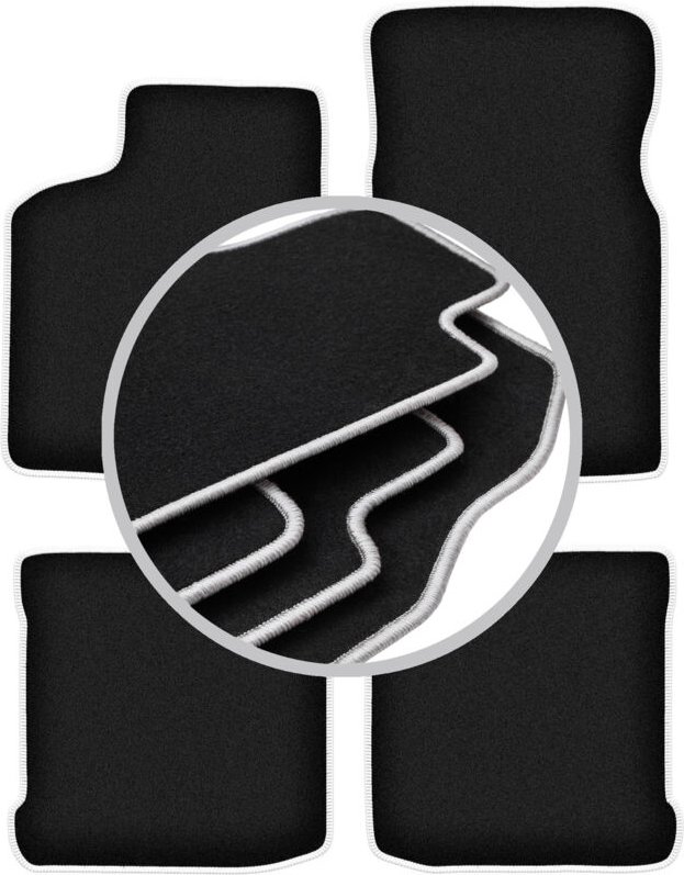 CARLUX-SILVER Autofußmatten für: Seat Cordoba I Limousine (1993-2002)