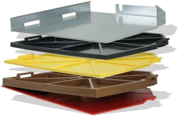 Bepo - DistaClip Set 4 Distanzplatten 2 4 6 10 mm Montagefräse FFS151SE 151E