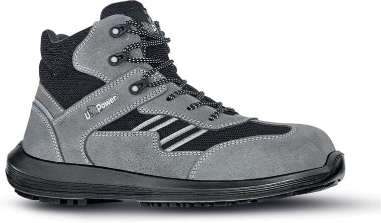 Hochsichere Sicherheitsschuhe FLORIDA S1P SRC - Grau/Schwarz 42