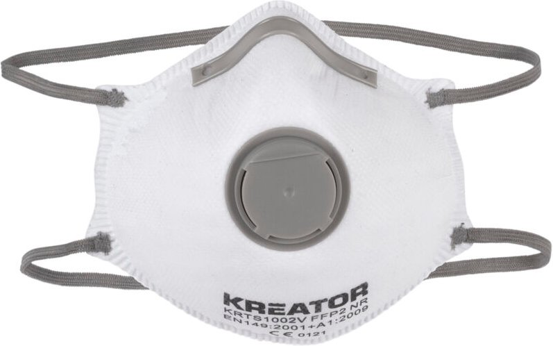 FFP2 Staubmaske mit Ventil - 2 Stück Kreator
