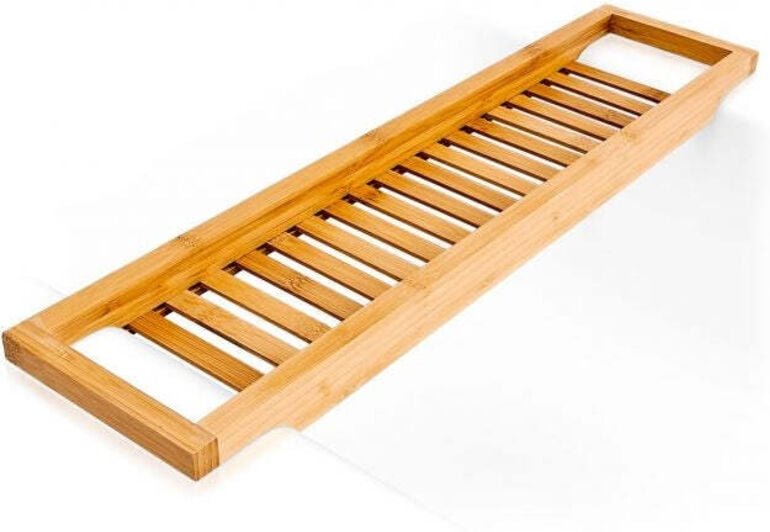 Badewannenregal aus bambus 88