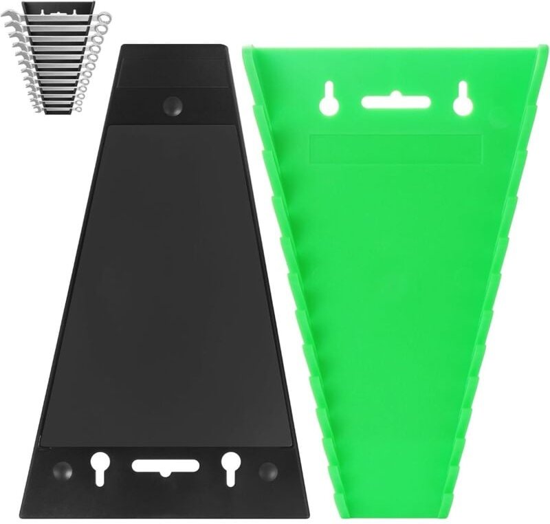 Gabrielle - 2 Stück magnetischer Schraubenschlüssel-Organizer, magnetische Schraubenschlüsselhalter-Pakete, magnetische