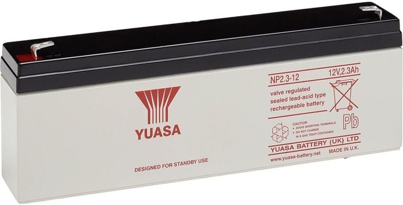 Bleiakku VRLA Industrielle Nutzung NP2.3-12 12V 2.3Ah 178x34x64mm Yuasa