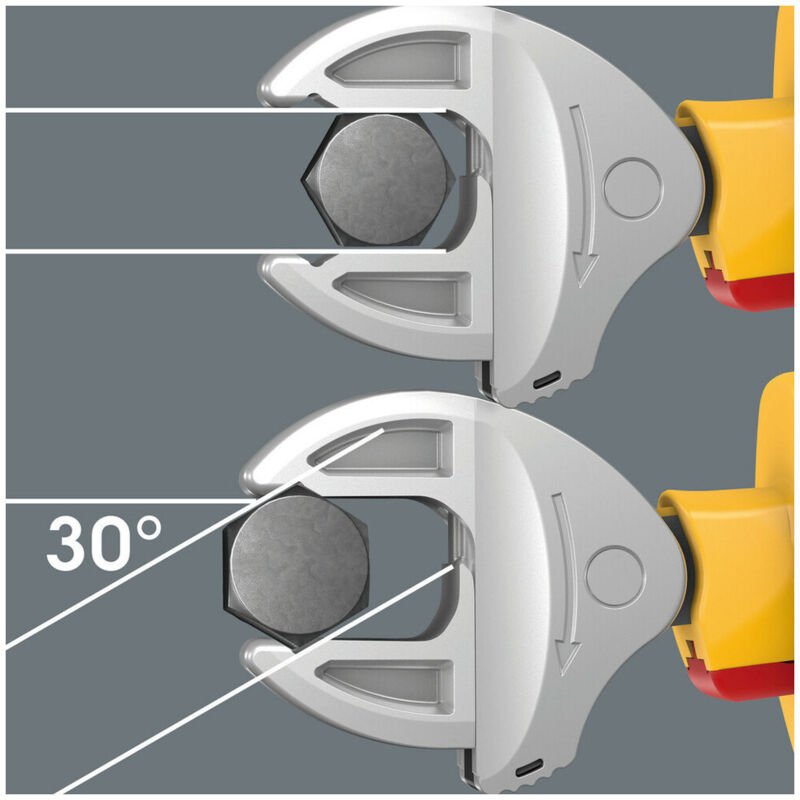 6004 Joker vde m VDE-isolierter, selbstjustierender Maulschlüssel - Wera
