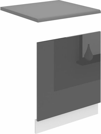 Frontblende für Geschirrspüler po. Frontblende Geschirrspüler 60 cm Breite. Frontplatte für Spülmaschine ohne Griff, Sil...