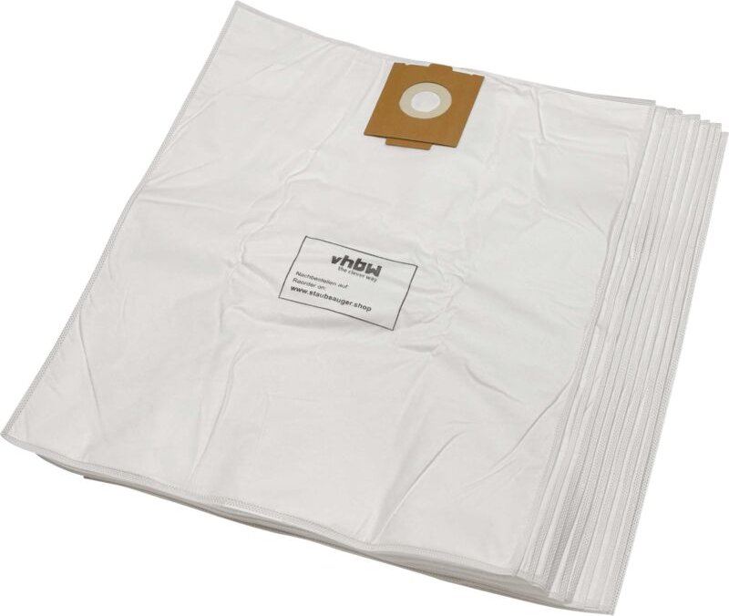 10x Staubsaugerbeutel kompatibel mit Protool Festool vcp 260 e-l ac Staubsauger - Mikrovlies - Vhbw