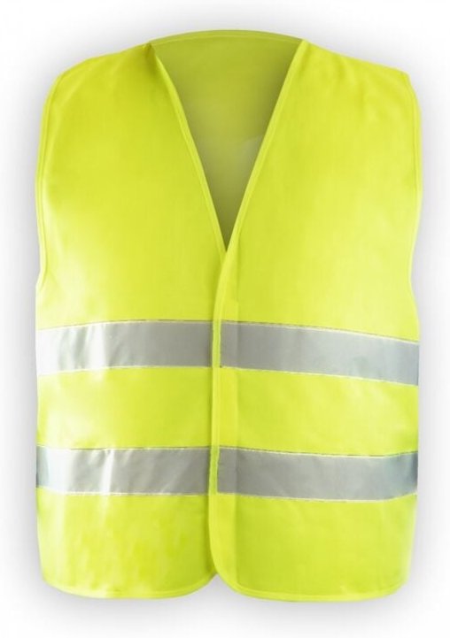 DEDRA Warnweste XL - Arbeitsschutz, Norm EN ISO 20471