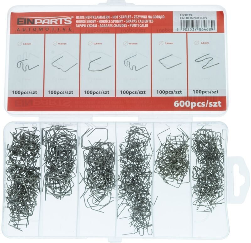 Klammern für Kunststoffschweißgerät 600 Stück